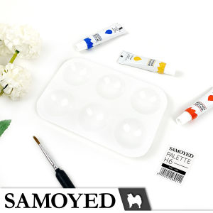 SAMOYED PPLT-H6 Palet Lukis / Cat / Painting / Painters Palette Plastik Kotak / Persegi
