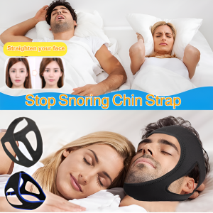 Anti Snoring Chin Strap Improve Mouth Breathing Snoring Belt Stop Snoring Chin Strap Sleep Aids Tools For Women Men Better Sleep