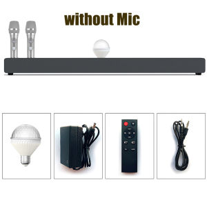 Karaoke Soundbar Bluetooth SpeakerHome KTV TV Speaker with Microphone Echo Bass Speaker for Family Party
