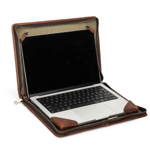 เคสใส่โน๊ตบุ๊คหนังวัวแท้ของครอบครัว CONTACTS สำหรับ Macbook Pro 14 16 Macbook Pro Air 13เคสโทรศัพท์กันกระแทก