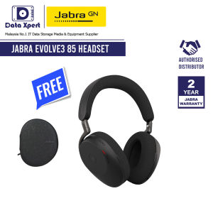Jabra Evolve3 85 Wireless Headset AI Voice Clarity ANC Noise Cancelling Bluetooth Business Headset