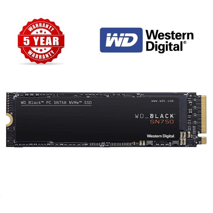 Western Digital WD Black SN750 1TB 500GB 250GB NVMe