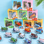 🇲🇾 Premium Box Pack Childrens Cartoon Mini Pull Back Small Plane Airplane Simulation Fighter Model Boy Toys Party Gift