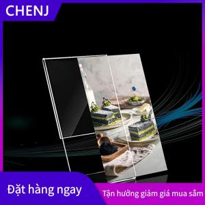 CHENJ Trong suốt Acrylic hình ảnh khung hai mặt khung ảnh thần tượng photocard chủ Máy tính để bàn trang trí hình ảnh