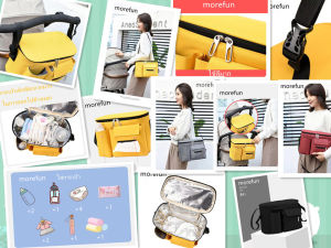 กระเป๋าใส่ของสําหรับแม่ กระเป๋าใส่ขวนม กระเป๋าใส่ของเด็กอ่อน กระเป๋าพกพา กระเป๋าเดินทางคุณแม่ กระเป๋าทรงกล่อง กันน้ําได้