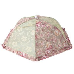 MH Tudung Saji Lipat Besar 70cm Food Cover Foldable Klasik Dustproof Kitchenware Washable Hangable
