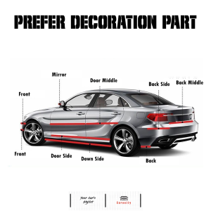 CAROCITY Car 5D Carbon Fiber Sticker Car Door Sill Protector Bumper Door Step Side Step Protection Stiker Kereta