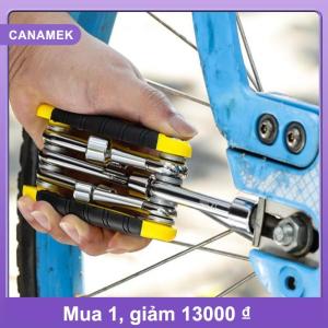【CANAMEK】 6 Trong 1 Gấp Ổ Cắm Cờ Lê Thiết Lập Đa Chức Năng Hex Cờ Lê Nut Điều Khiển Thiết Lập Công Cụ Sửa Chữa 5-12Mm