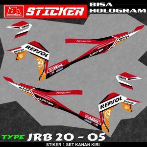 STIKER STRIPING JUPITER Z 115 ROBOT STICKER PREMIUM BISA HOLOGRAM JRB 20