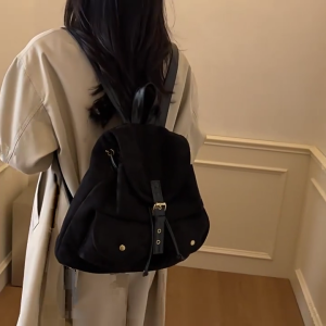 Vintage Leather Backpack Casual School Bag Practical College Bags Large Casual Rucksack For Everyday Use And Travel