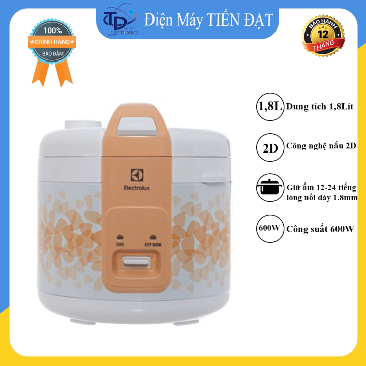 Nồi Cơm Điện Electrolux 1.8 lít ERC3105
