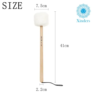 XINDERS 铜锣 棒锤 棒槌 Gong Mallet Resonant Soft Hammer Sticks Gong Bath Sound Bath