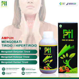 Obat Tiroid Paling Ampuh Tiroid Di Leher Benjolan Tiroid Kelenjar Tiroid Hipertiroid Kanker Tiroid Tumor Tiroid Herbal Tiroid - PRO DT HERBA Original