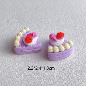 Sticker Charm 3D chủ đề bánh kem bán lẻ DIY Mayto nhựa cứng gắn Dép Cross Dép Sục Cá Sấu JB-138