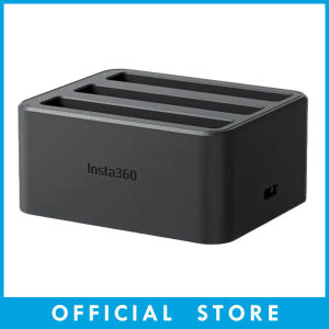 Insta360 ONE X4 Action Camera 3-Slot Fast Charge Hub | Charging Station Power Accessories