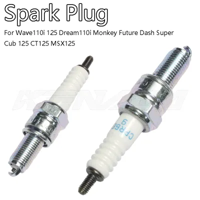 Spark Plug CPR6EA-9 Non Iridium XRM 125 Dual Sport Motard Wave 125 Wave 110 Dash Alpha RS125 Fi 2003-2022 CPR6EA9