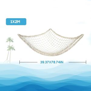 1Pc Fishing Net Decorations for Party 1x2M Fishing Net Decoration Netting for Wall Photo Hanging Nautical Fishnet Table Runner