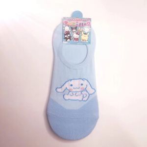 Stokin Kartun Comel Sanrio Perempuan Kanak Kanak Wanita Pendek Nipis Selesa Anti Gelincir Stokin Tidak Nampak Viral Boat Socks Cute Sanrio Japanese Cartoon Short Socksnon Slip Invisible Shallow Mouth Thin 船袜可爱三丽鸥日系卡通短袜防滑隐形袜浅口袜子薄款透气 H078