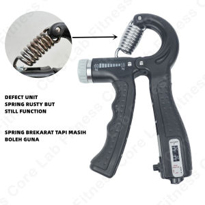 【CoreLab】 10-60KG Adjustable Resistance Hand Grip Gripper Spring Wrist Arm Finger Forearm Exerciser Strengthener R-Shape
