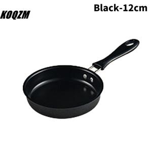KOQZM Mini Frying Pan Stainless Steel Prevent Stick Induction Pot Round Breakfast Small Fry Egg Pan With Long Handle Kitchen Gadgets