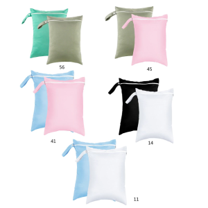 2 Pcs Wet Dry Bag Reusable Laundry Bag Yoga Gym Bag Waterproof Nappy Bag Diaper Bag for Travel and Gym Use