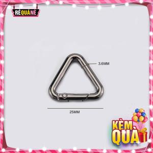 Bộ 2 Móc Gắn Dây Túi Xách Hình Tam Giác RQN2294 - requane