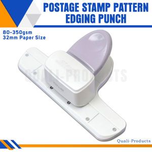 Quali-Products - Postage Stamp Edge Paper Punch 80-350gsm Paper for DIY Craft