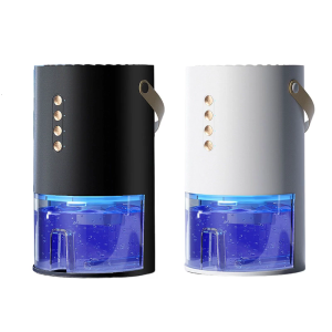 Portable Dehumidifier For Home Bedroom Basement Humidity Control Quiet Dehumidifier with Relaxing Colorful Light
