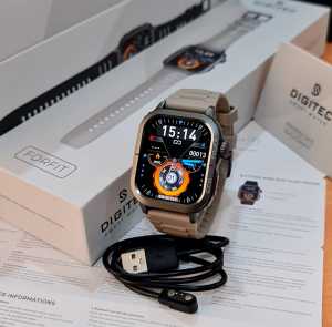 Jam tangan Digitec Smartwatch Forfit tali silicon original