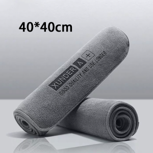 5 ชิ้น ผ้าเช็ดรถไมโครไฟเบอร์คุณภาพสูง / ผ้าเช็ดรถแห้ง / ผ้าเช็ดทำความสะอาดรถยนต์แบบพับเก็บขอบ