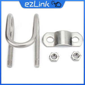 5Pcs M8*20*25 Greenhouse U-Shaped Galvanized Clip U-shaped Bolt Special-shaped Pipe Buckle