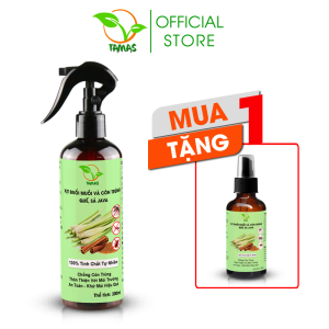 Xịt đuổi muỗi và côn trùng TAMAS 300ml đuổi muỗi và côn trùng hiệu quả thành phần an toàn tự nhiên.