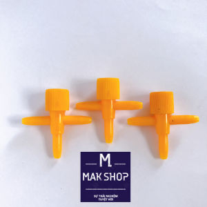 Bộ 3 Van Chữ T Chỉnh Và Chia Oxy Hồ Cá Cảnh Màu Vàng Loại Tốt Dùng Dây 4ly 5ly