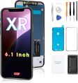 for iPhone XR Screen Replacement 6.1’, COF 3D Touch Display Full Repair kit, Digitizer Assembly with Tools Set, Tempered Glass, Instruction. 