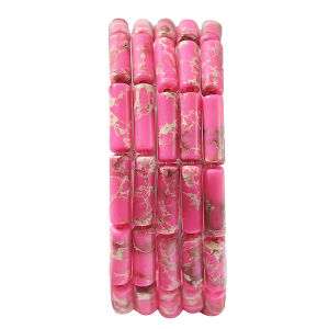 Hạt Hình Ống Đá Tự Nhiên Có Lỗ Hỗn Hợp Màu Ngọc Bích Thạch Anh Thạch Anh Thạch Anh Tím Mắt Hổ Amazon Bán Buôn Để Tự Làm Phụ Kiện Trang Sức Thời Trang Vòng Cổ Làm Vòng Tay