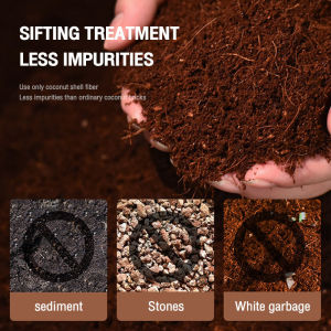 3pcs Imported Natural Cocopeat Block for Plants and Crops Nutrient Soil High-quality Coconut Brick