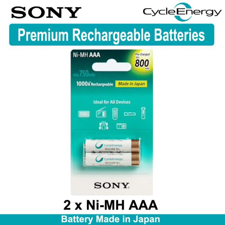 Sony CycleEnergy AA / AAA Ni-Mh Premium Rechargeable Multi-Use Battery ...