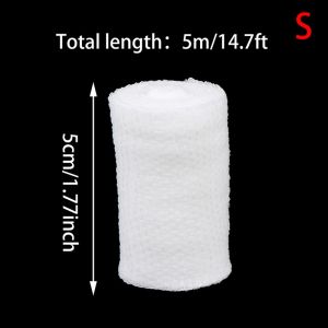 1Roll Breathable Gauze Roll Bandage Wound First Aid Gauze Sterile Elastic Bandage Medical Tape Wound Care