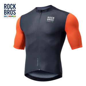 【ROAD TO SKY】ROCKBROS Nam Ngắn Tay Áo Đi Xe Đạp Thoáng Khi Nhanh Khô Áo Thi Đấu Xe Đạp Leo Núi Áo Thi Đấu Thấm Hút Mồ Hôi Thoải Mái