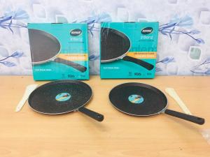 Oxford Flat Dosa Tawa / Non-Stick Cookware with Advanced 5 Layer Granite Finish / 2 Types Dosa Tawa /Roti & Thosai Maker