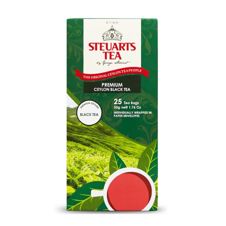 Steuarts Premium Ceylon Black Tea (25 bags) | Lazada PH