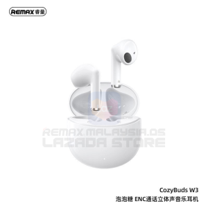 REMAX OFFICIAL True Wireless Stereo Gaming Earbuds TWS Pink Earphone Bass Music Wayarless Bluetooth Android CozyBuds Fon Telinga Tanpa Wayar LRW3