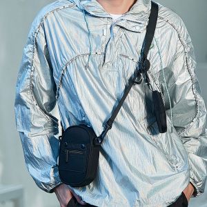 Trendy Men Nylon Crossbody Sling Bag Messenger Bag Small Korean Korea Style