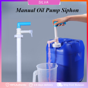 Manual Oil Pump Siphon Labour-saving Portable Transfer Gas Oil Plastic Liquid Oil Pump Corrosion Resisting