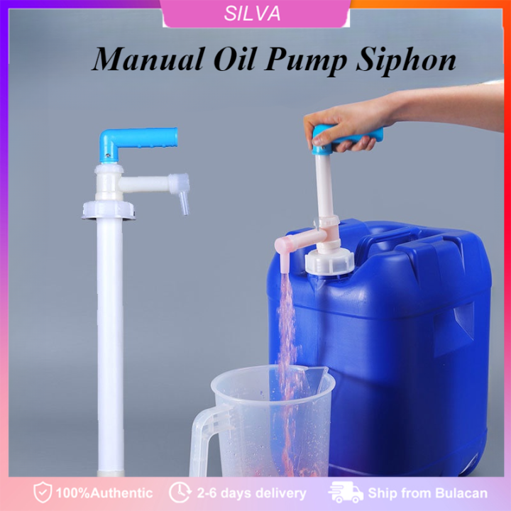 Manual Oil Pump Siphon Labour-saving Portable Transfer Gas Oil Plastic ...