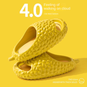 （CLE）Alisa. Sonya durian slippers banana slippers summer home indoor EVA thick bottom stepping on couple sandals