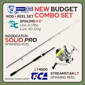 BUDGET COMBO SET TICA STREAMSTAR LT and GC SOLID PRO Beginners Value For Money Rod and Reel