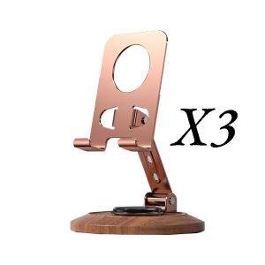 Portable Metal Cell Phone Holder Lazy Folding Mobile Phone Stand 360° Adjustable Phone Stand Holder