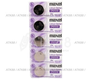 Baterai Original Maxell CR2032 Battery CMOS Lithium 3V