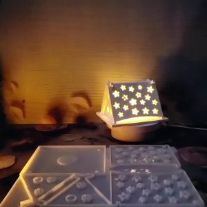 Ornament Mould Flexible Silicone Mold for Office Decoration Miniature House Shaped Desktop Embellishment Making Molds